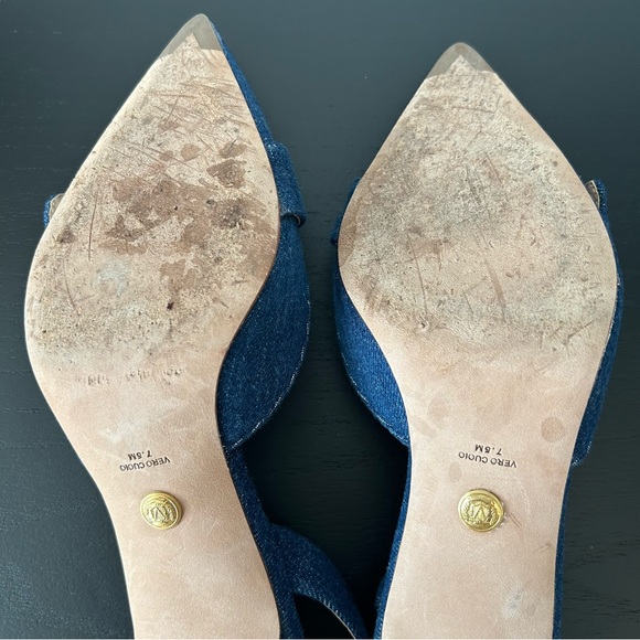 Veronica Beard Roxy Denim Slingback Pump - Picture 9 of 9